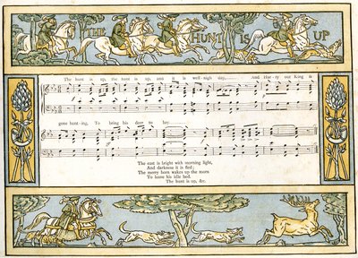 The Hunt is Up and it is well nigh day and Harry our King is gone hunting, song illustration from 